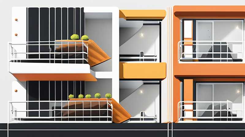 How to remove solar panels from an enclosed balcony