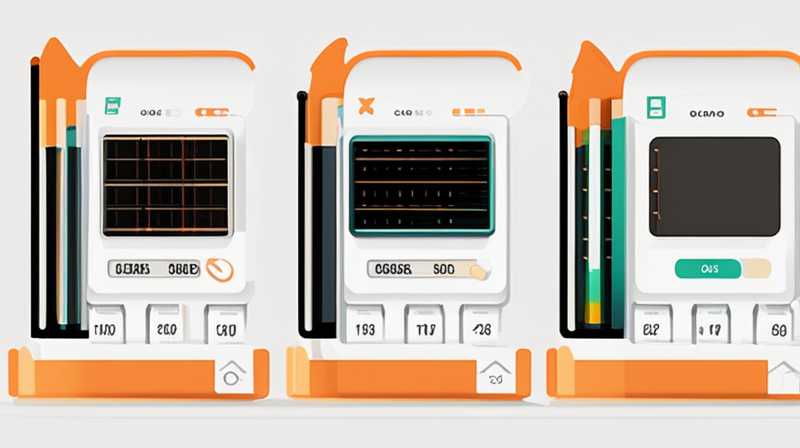 How to read solar display meter