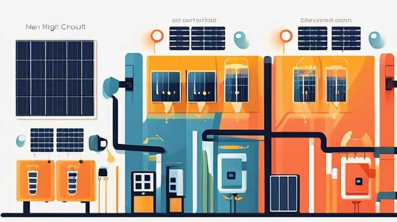 How to make solar light circuit diagram