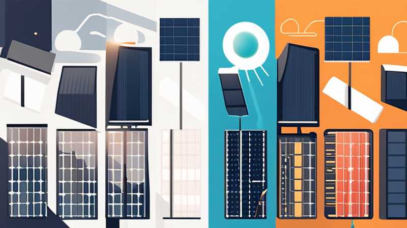 How to connect solar panel to light