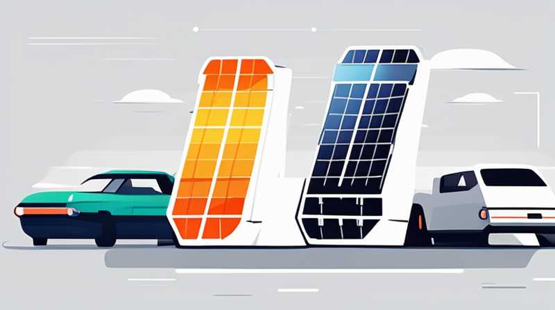 How many watts of solar energy is enough for a bed car