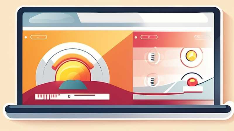 Where to check the temperature of solar energy