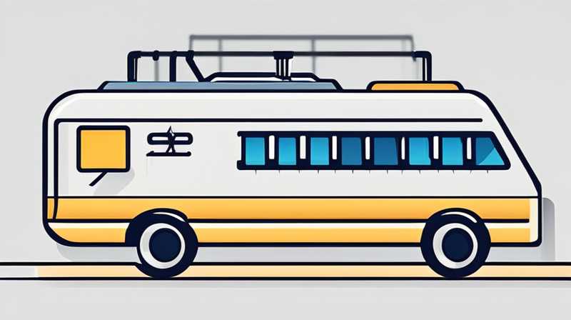 How many volts are the RV solar panels?