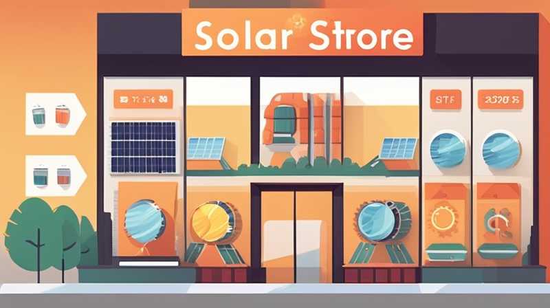 Where is a solar energy store near me?