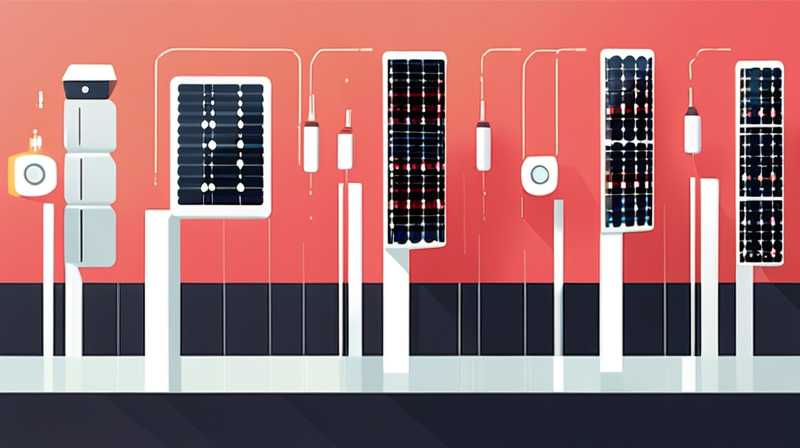 What is the connection principle of solar cells