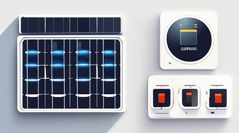 Which button is the automatic button for solar lights?