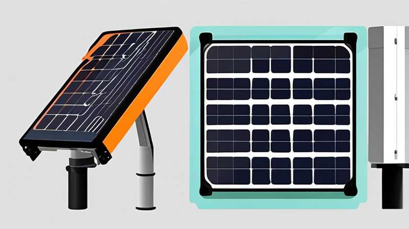 How to disassemble a single-panel solar street light