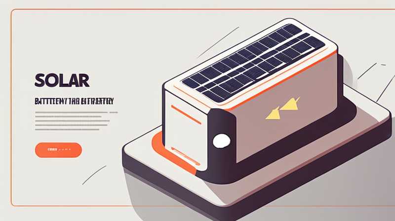 What to do if solar energy cannot charge the battery