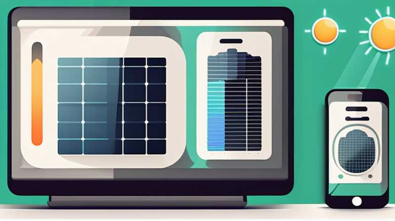 Monitor how long solar energy lasts