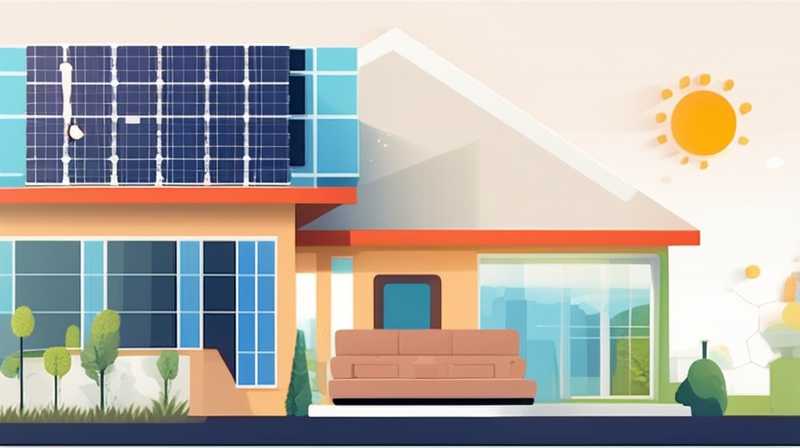 How to install solar energy in a fully furnished house