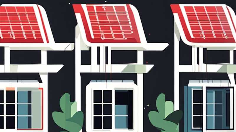 How to fix the solar light when the red light does not flash