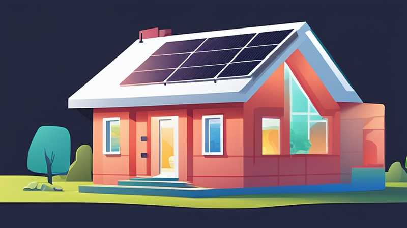 What should I do if there is leakage of solar energy in the house?