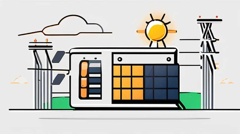 How long does a solar power station supply?