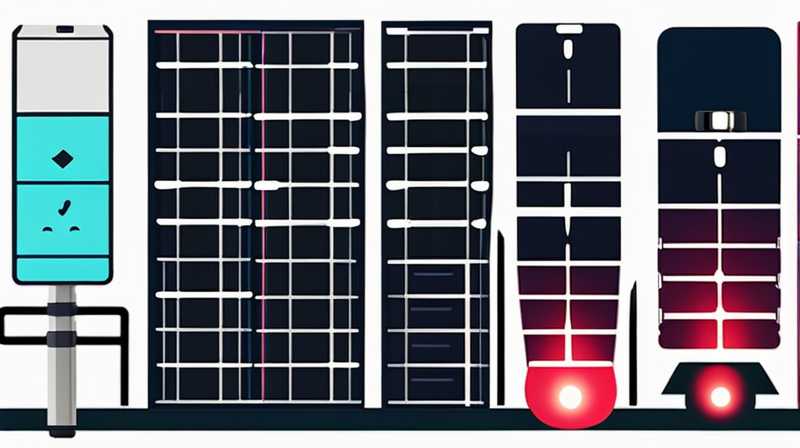 How many watts does a two-meter solar pole light have