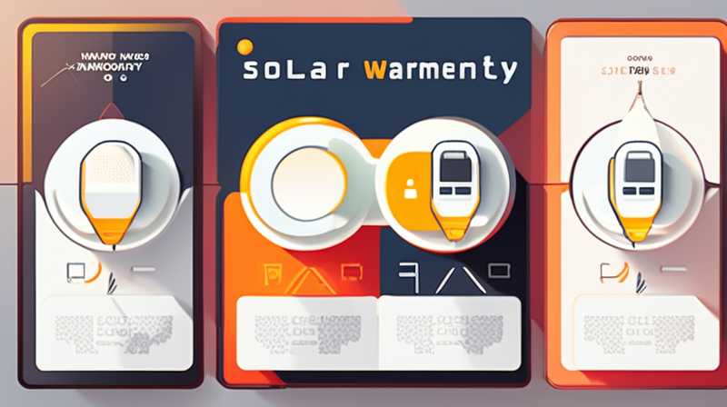 What does the solar warranty include?