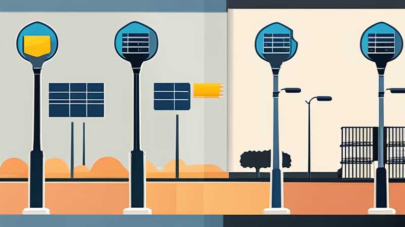 How many meters is the solar street light pole suitable for