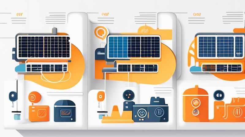 How to connect solar energy to electric motor