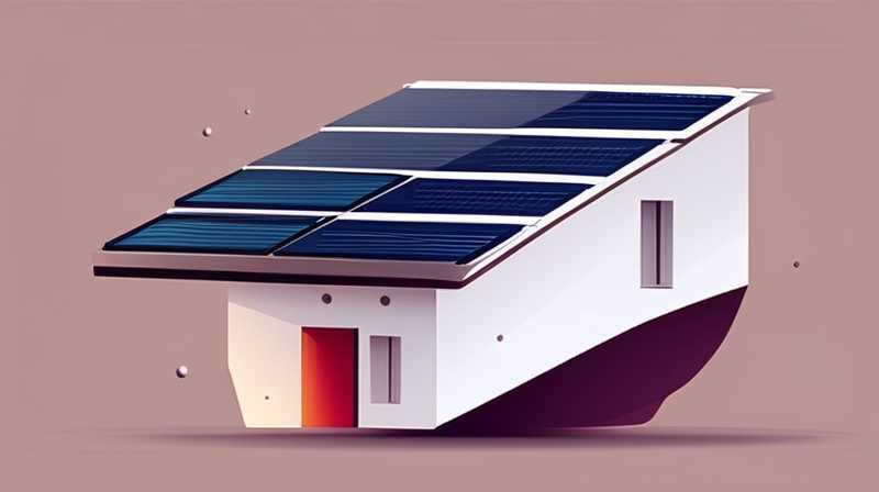 How to place solar panels vertically