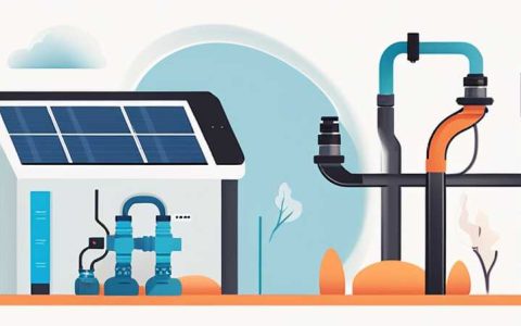 How to install natural gas pipes with solar energy