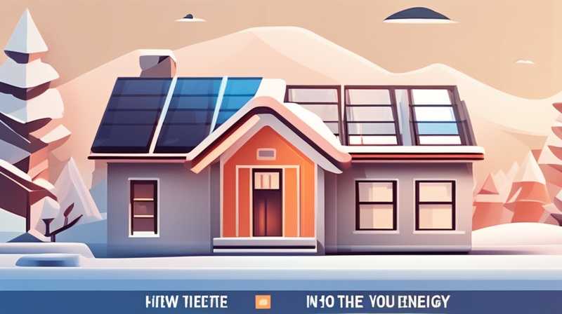 What to do if your house has no solar energy in winter