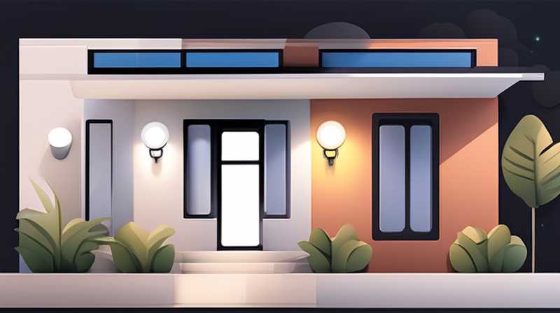 How to install wall mounted solar lights