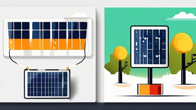 How to join the solar charging panel