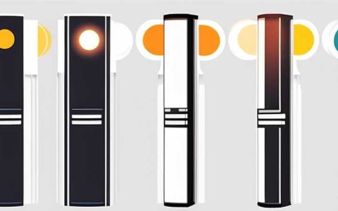 How to connect the large solar column light
