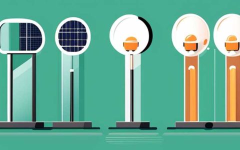 How many watts are the solar street lights in the city?