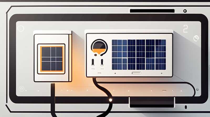 How to connect solar power to mains