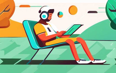 How to listen to music on the solar chair in the park