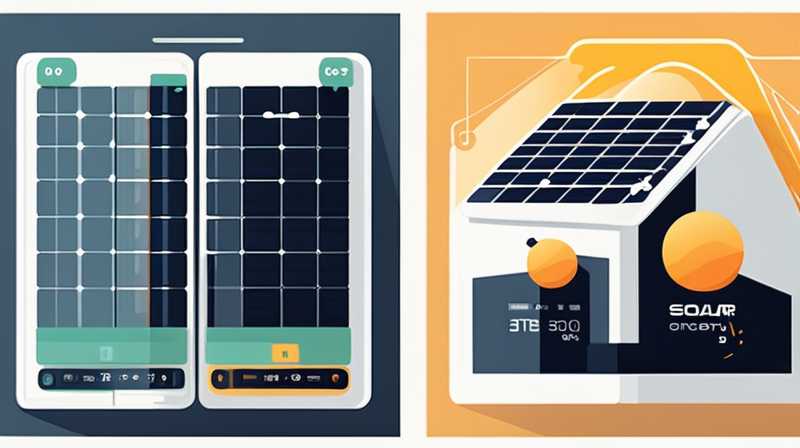 What is the maximum ampere output of solar energy?