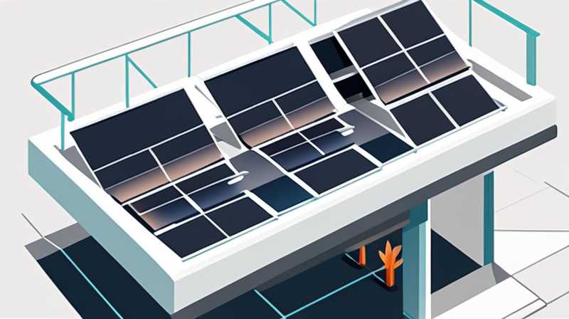 How to connect balcony solar panels in series