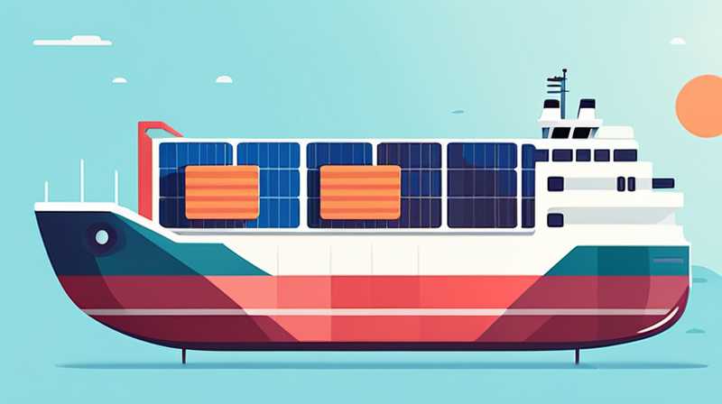 How to install solar panels on cargo ships