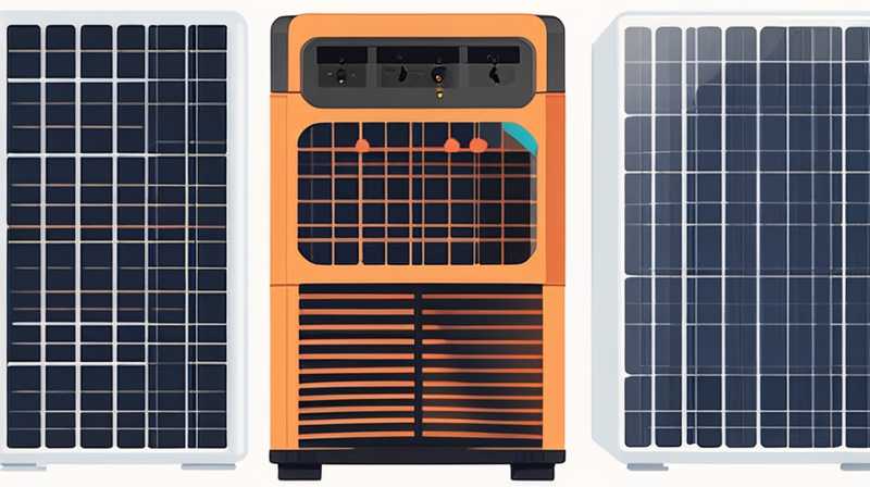 How to use the two valves of the solar outdoor unit