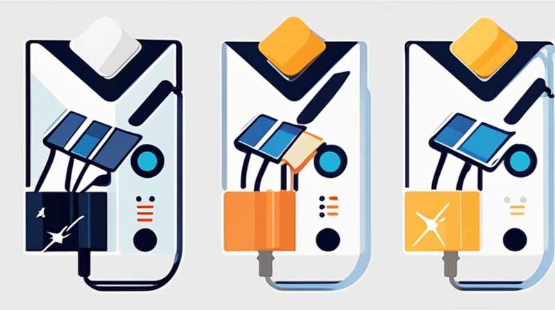 How to connect the solar power connector