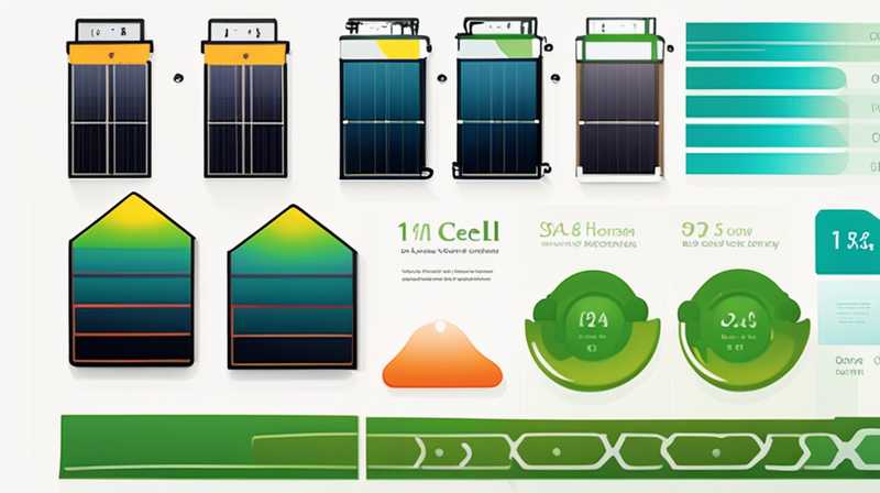 How many V does a solar cell have?