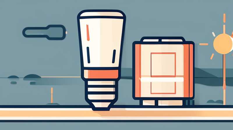 How to charge a large lithium battery solar lamp