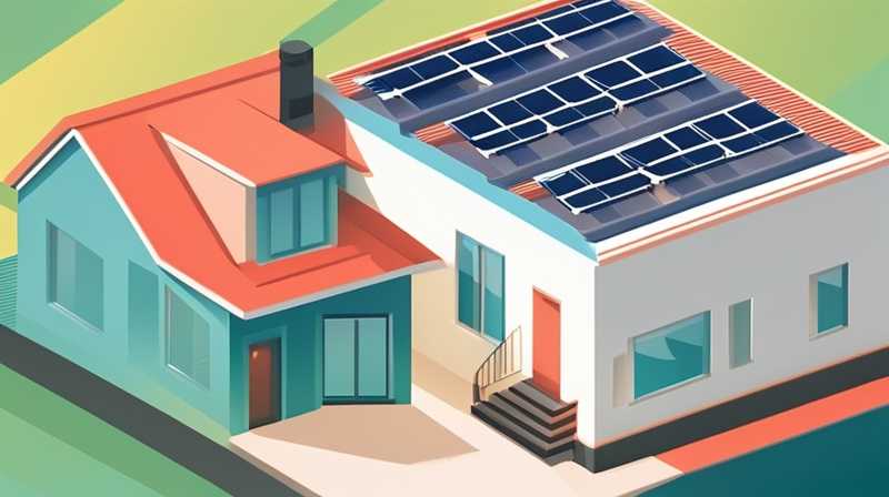 How to install solar energy on the roof of a residential building