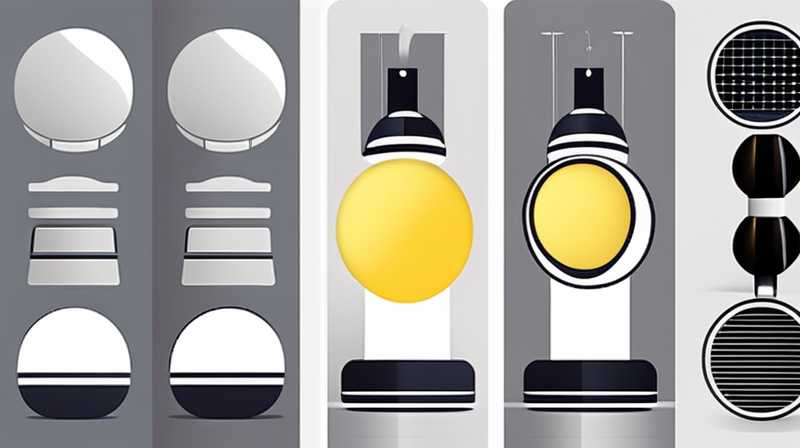 How to connect large diameter solar lights