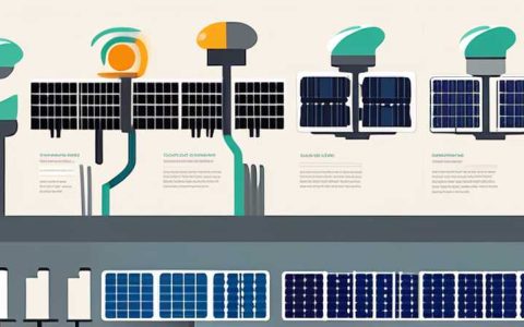 How to connect street light solar panels to power supply