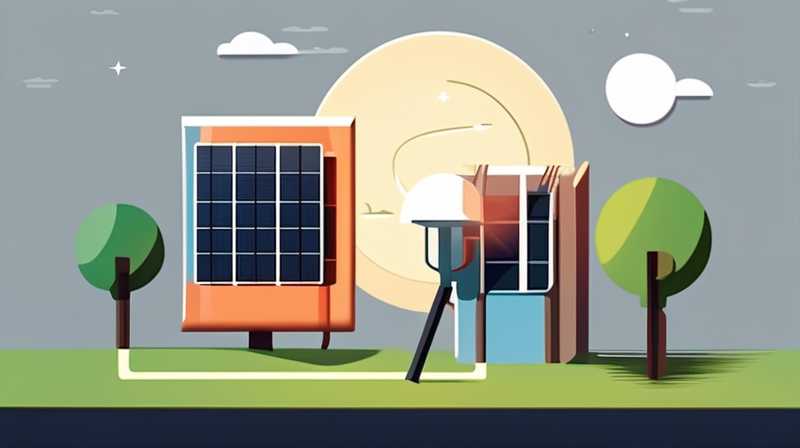 What to use to stick outdoor solar lights