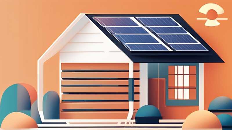 How to fix solar panels on a bungalow