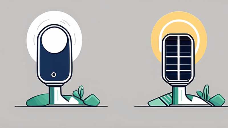 How to adjust solar light sensor lamp