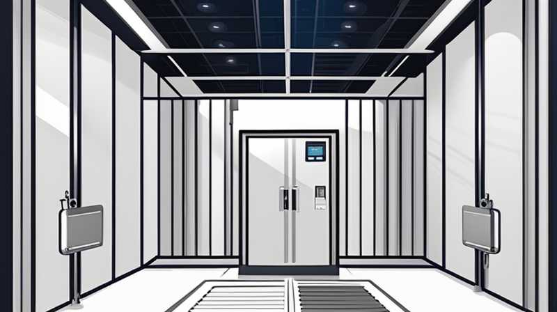 How to install solar light lines in elevator rooms