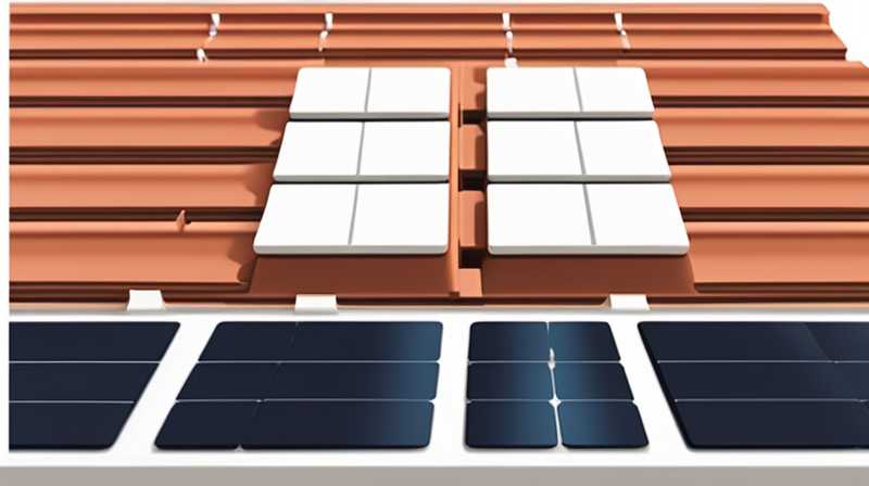 How to fix solar panels on glazed tile roof