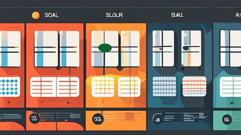 What is the peak value of solar panels?