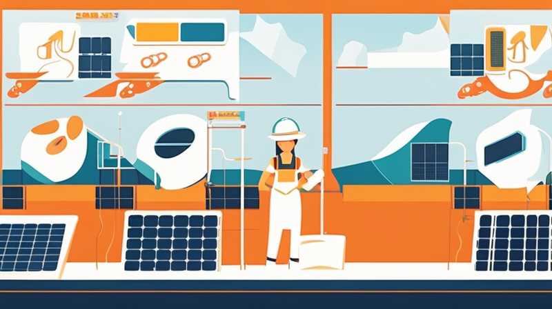 How to operate solar cleaning equipment