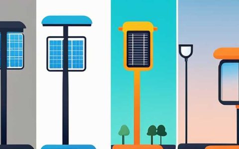 How many parts does a solar street light have?