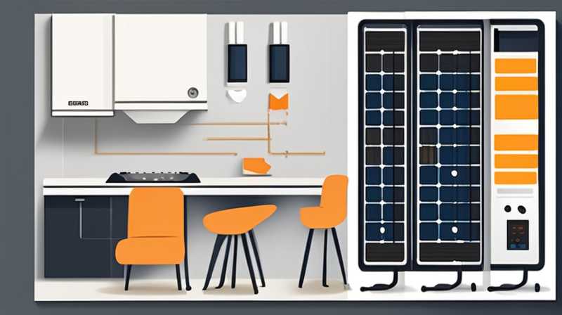 How many meters high should the floor be to install solar energy