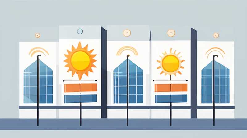 How to read the positive and negative poles of solar panels in English